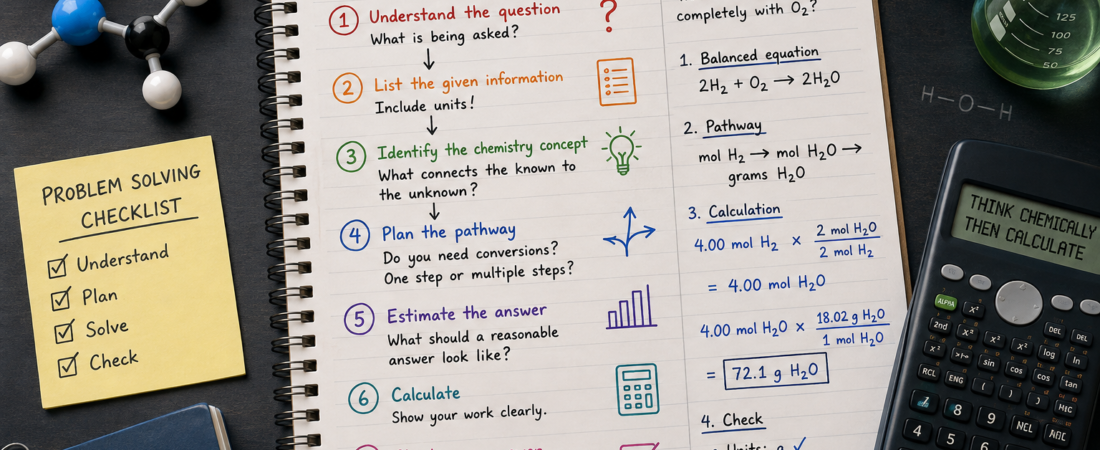How to Approach a Chemistry Problem Before You Start Calculating